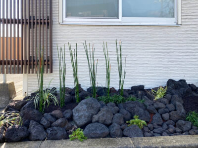 色んな石を使ったお庭づくり 山口市 Colette コレット 山口県 岡山県の外構 エクステリア ガーデンショールーム